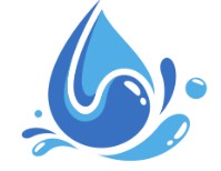 blue coloured water droplet 